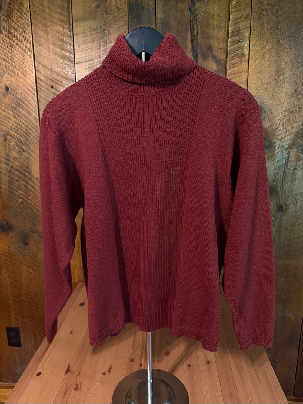 Vintage Pendleton 100% Virgin Wool Turtleneck Sweater XL Quiet Luxury Capsule